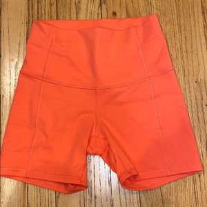 Lululemon 4” spandex shorts